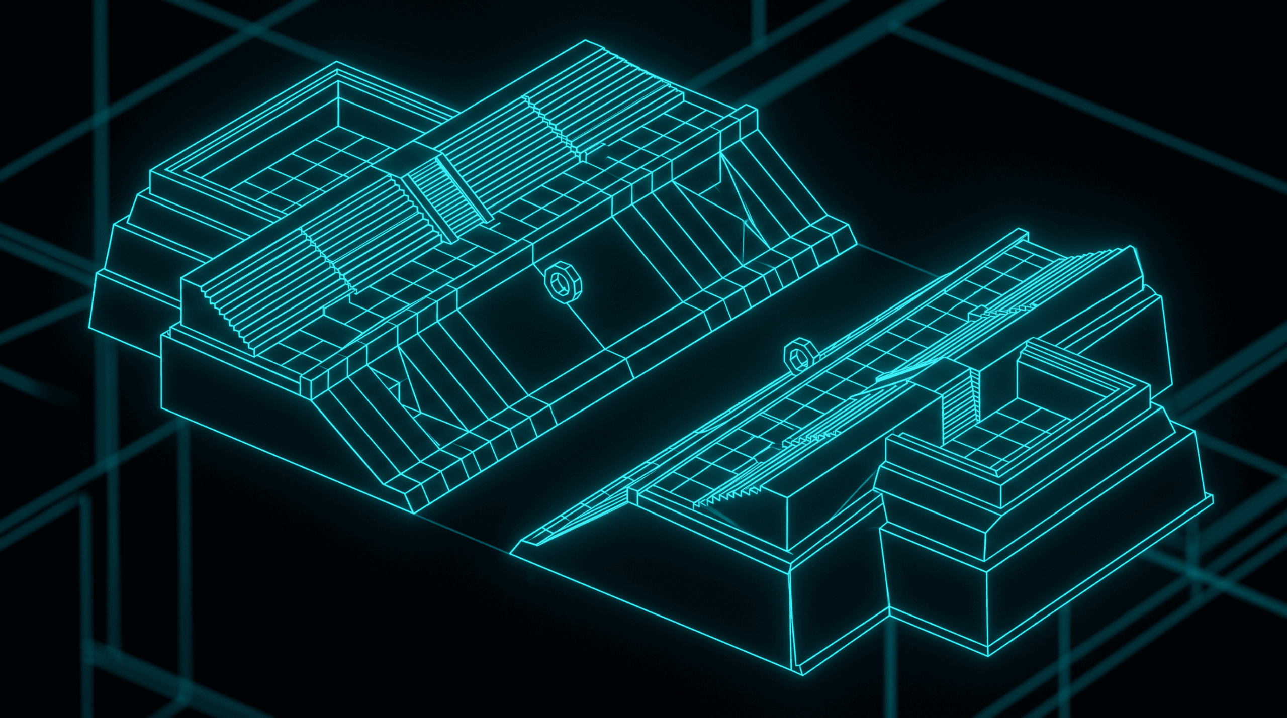 Image showcasing Isometric Ballcourt Boundaries inspired by the ancient game of Pitz.
